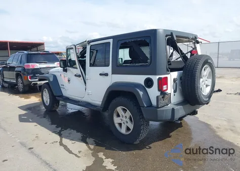 2018 Jeep Wrangler Jk Unlimited Sport S 4X4 z USA, uszkodzony, nr VIN 1C4BJWDG3JL810853